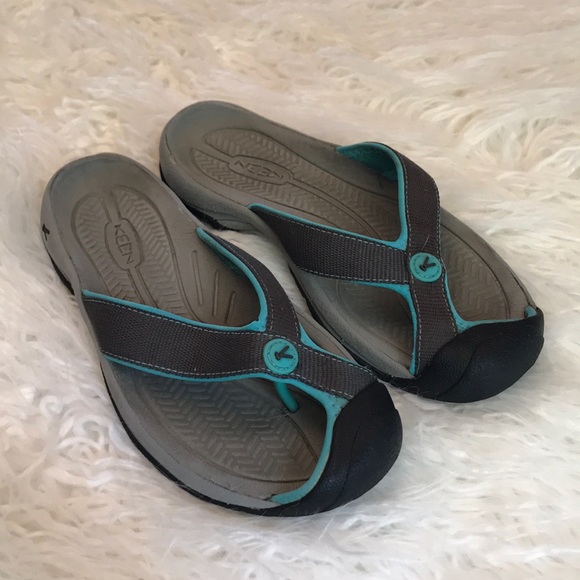 Keen Shoes - Keen outdoor thong canvas sandals EUC bumpertoe